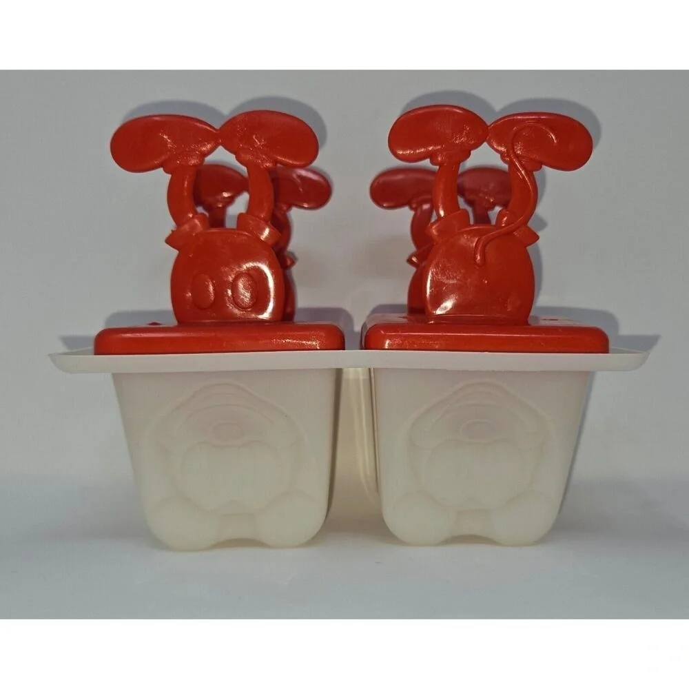 Mickey Mouse Vintage Popsicle Mold Cookie Cutter Sandwich Press Lot of 5 Disney